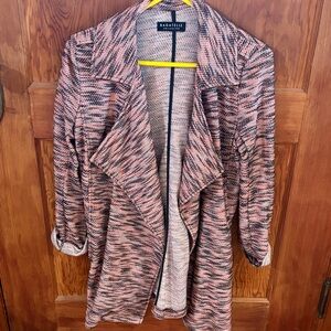 Bagatelle Women's Pink and Black Cardigan